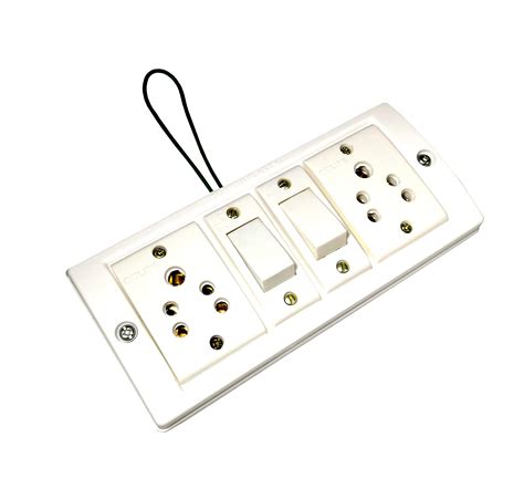 Kgn Plastic White 240 Volts Of Alternating Current Extension Board ...