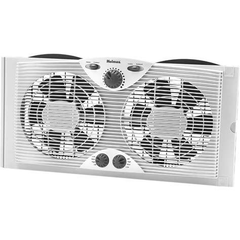 Holmes Twin Window Fan with Comfort Control Thermostat by Holmes ...