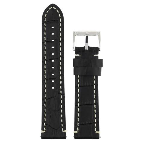 Buy Online 22 mm Black Genuine Leather Straps for Men - 1001075022s/p ...