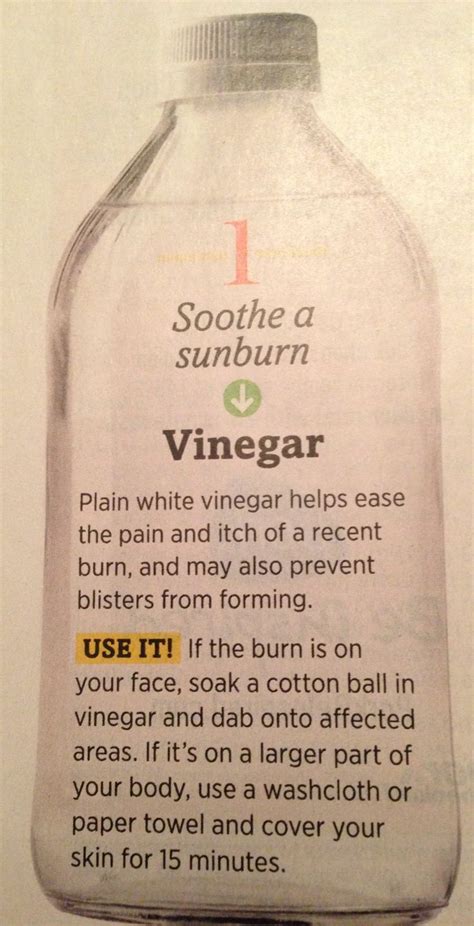 sunburn natural remedies