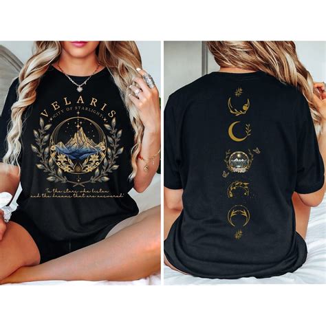 Buy Velaris ACOTAR Shirt, Velaris City of Starlight, the Night Court ...
