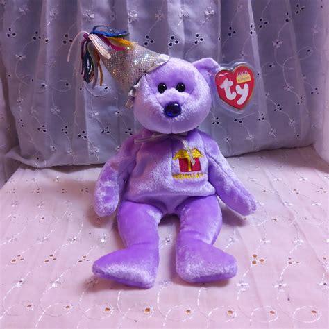 TY Beanie Baby "february" the Birthday Bear. New, Never Played With ...