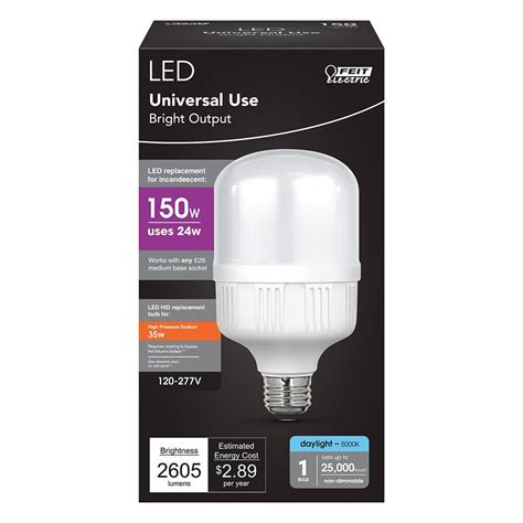 Buy 150-Watt Equivalent Oversized LED High Lumen Daylight (5000K) HID ...