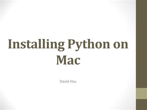 Image result for Installing Python in Mac