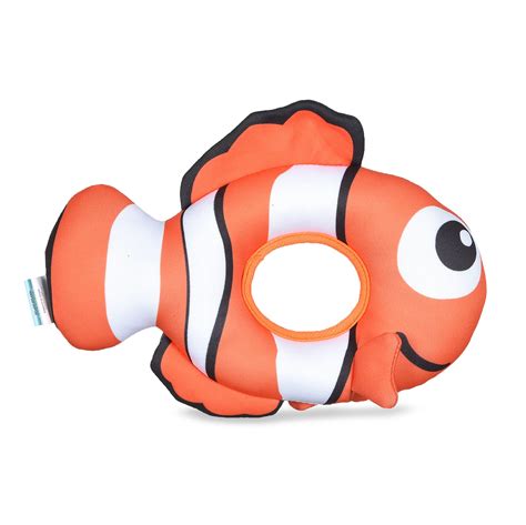 Buy Wags & Wiggles: 8.5" Clown Fish Floatable Ring Toy| A Floatable Dog ...