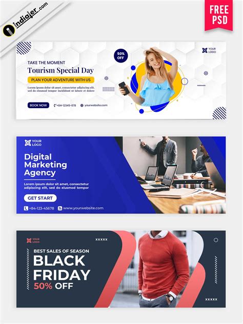 Facebook Banner Template Psd | Banner template, Facebook banner, Photo ...