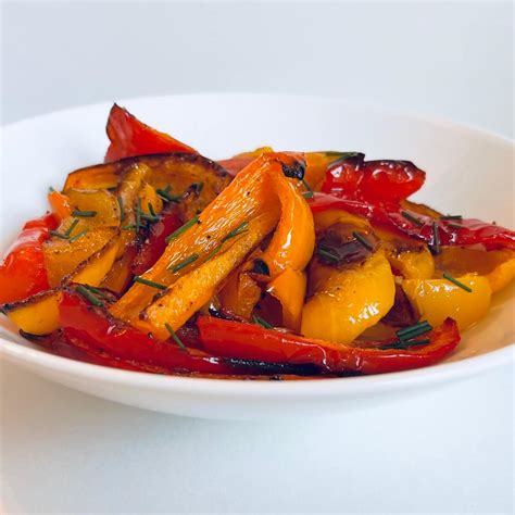 Oven Roasted Bell Peppers (An Easy and Delicious Side Dish) - A Sweet ...
