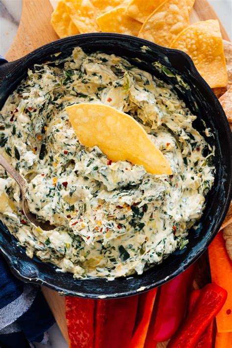 Creamy Spinach Artichoke Dip Recipe - Cookie and Kate