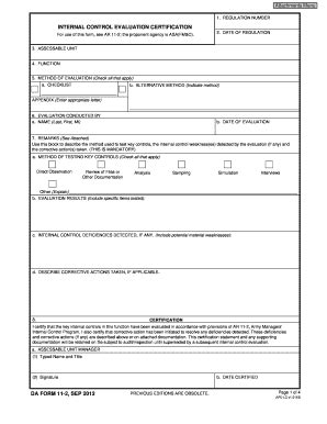 Da Form 11 2 - Fill and Sign Printable Template Online