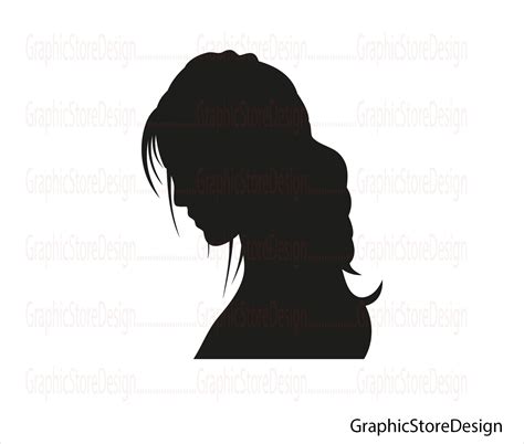 Female Human Head Silhouette