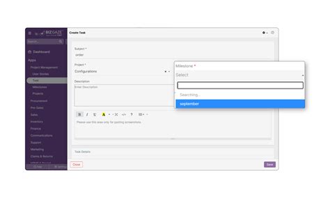 Project Management Bizgaze
