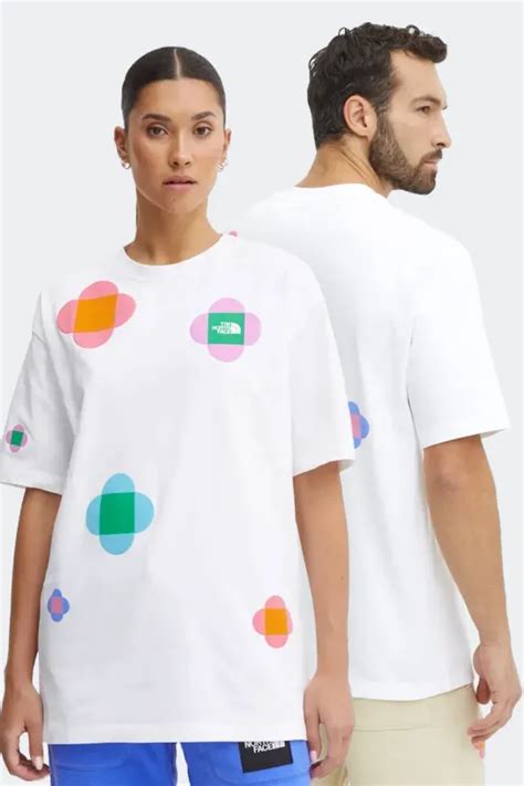 The North Face t-shirt bawełniany TNF x Yinka Ilori kolor biały z ...