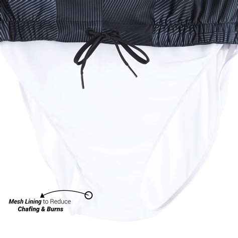 Men Surfing Boardshorts 100 Short Square Black