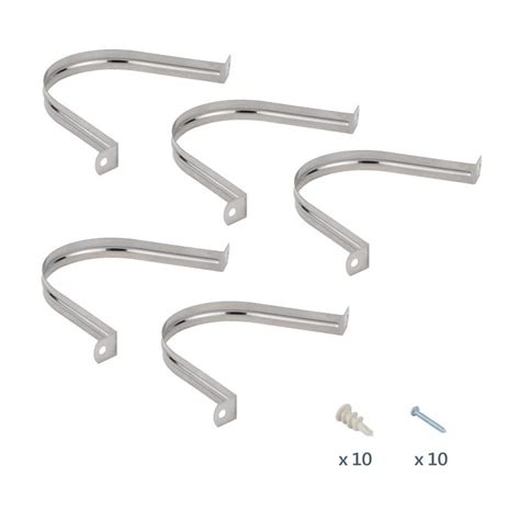 Buy 4 in. Stainless Steel Hose Hangers with Self Tapping Drywall ...