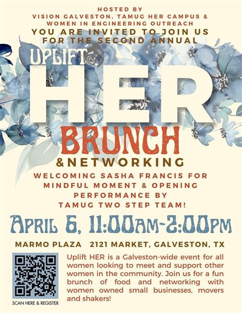 upliftHER Brunch & Networking , MarMo Plaza, Galveston, 6 April 2024 ...