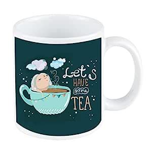 Buy blinkNshop Lets Have Some Tea Mug Personalised Ceramic Mug (325ml ...