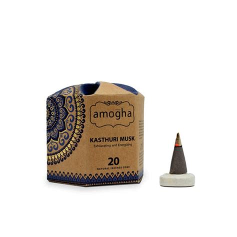 Amogha Kasturi Musk Incense Cones – Cycle.in