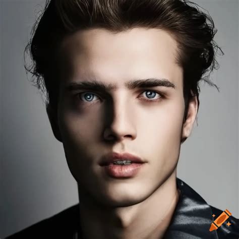 Portrait of a handsome man on Craiyon