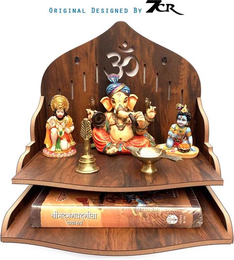 7CR Handcrafted Wooden Temple for Home Decor and India | Ubuy