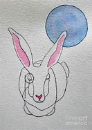 Image result for sleeping rabbit drawing