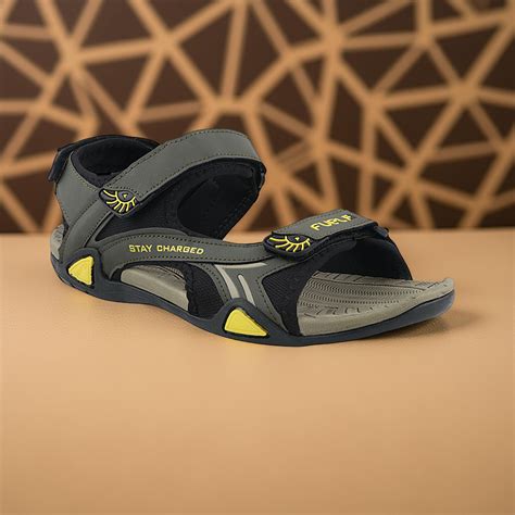 FUEL Victor Casual Sports Sandals For Men's (Grey) – Fuel Shoes