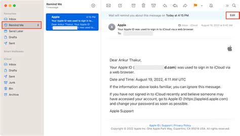 How to get reminded about important emails in Apple Mail