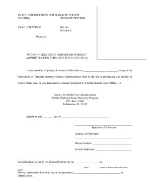 Fillable Online HotDocs Template - Manatee County Clerk of Court Fax ...