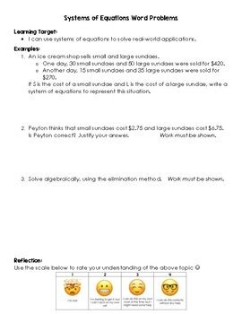 Systems of Linear Equations Word Problems 的图像结果