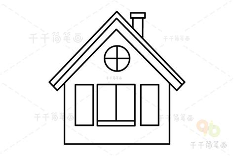 素描简单画房子,房子画素描简单,素描简单画简笔画_大山谷图库