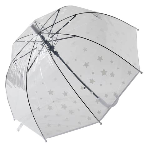 Kuber Industries Transparent Umbrella For Kids | Foldable Umbrella For ...