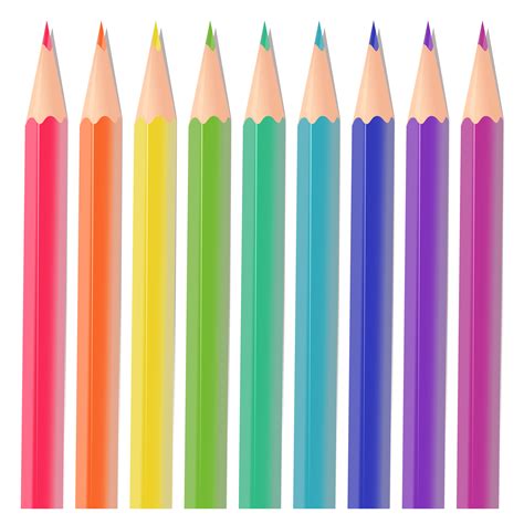 Colored Pencil Clipart | Coloring Pages