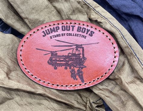 Jump Out Boys Rotary Wing Leather Patch – Stand By Collective