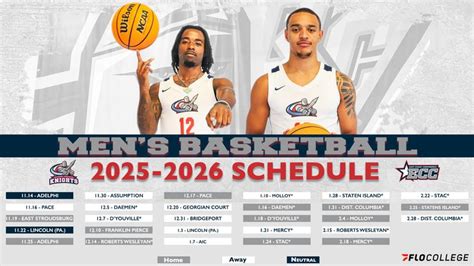 Queens College Men's Basketball Announces 2025-2026 Season Schedule ...