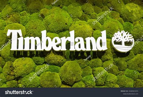 Timberland Logotype Logo Sign On Wall Stock Photo 2182923371 | Shutterstock