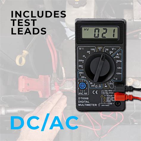 Image result for Digital Multimeter Labled