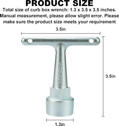 VIDABTE Water Meter Wrench for Pentagon Socket, Curb Stop India | Ubuy