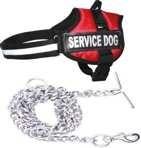 ADIOS Dog Belt Combo of Red Service Dog Harness Belt Chest Body Belt ...