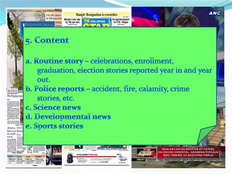 Elements of news | PPTX