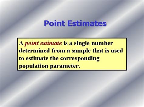 Image result for Point Estimate
