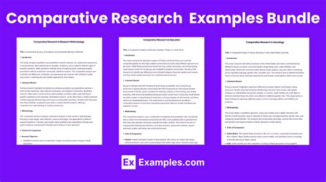Image result for Comparative Study Examples