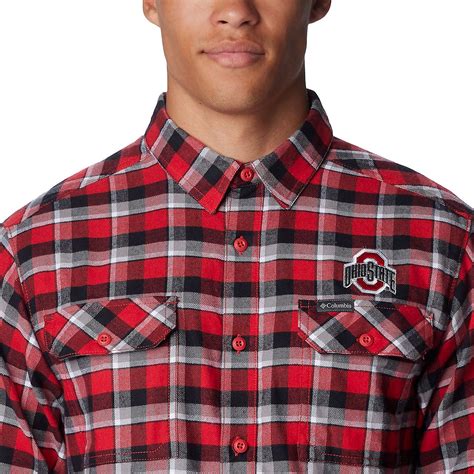 Columbia Ohio State Buckeyes Flare Gun Flannel Long Sleeve Shirt | Academy