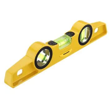 10inch magnetic base spirit torpedo boat level scaffolder 3 vials ...