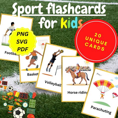 Sports Flash Cards 的图像结果