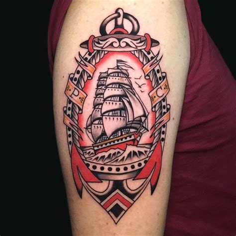 Sailor Tattoo Traditional Ship