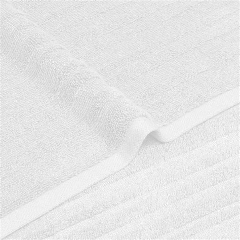Found & Fable White Organic Cotton Bath Towel, 30x54