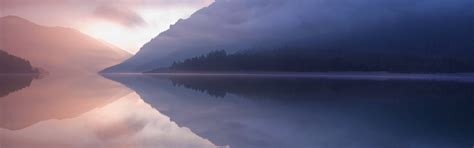 Download wallpaper nature, lake, reflection, mountain, mac, section ...