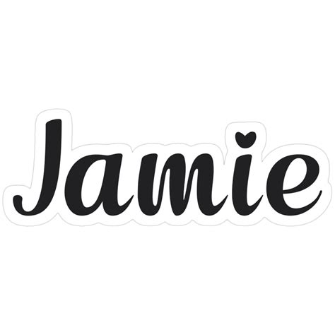 Jamie Sticker | Jamie, Jamie name, Names