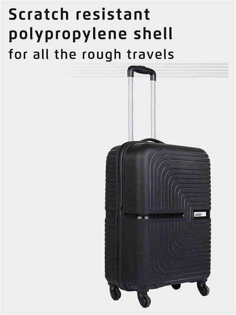 SAFARI ECLIPSE 55 Cabin Suitcase 4 Wheels - 22 inch BLACK - Price in ...
