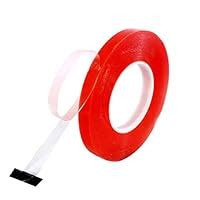 VMS 45M Strong Acrylic Adhesive Clear Double Sided Red Tape Heat ...