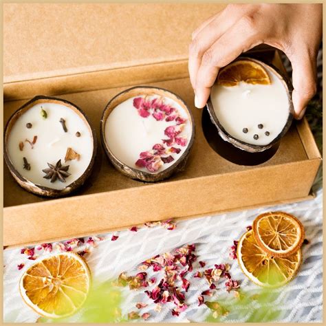 Thenga Scented Candles Gift Set | Eco-Friendly Candle Gift Hamper - Set ...